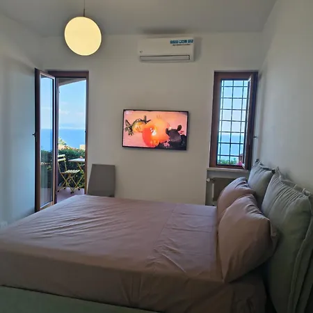 Le Tre Terrazze Sul Blu Vista Mare, Piscina Idromassaggio, Posto Auto Coperto بيرغيجي