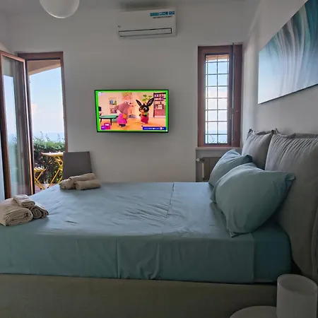 Le Tre Terrazze Sul Blu Vista Mare, Piscina Idromassaggio, Posto Auto Coperto * بيرغيجي